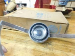 Nos 1965 Ford Galaxie Ltd Woodgrain And Chrome Steerlng Wheel Horn Ring Very Rar. Fixed Price $299.99.