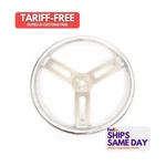 Sweet 611-70151, One 15IN Flat Steering Wheel No Wrap Aluminum Natural Performan. Fixed Price $188.47.