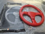 Atiwe Indianapolis Leather Steering Wheel Nos!. Fixed Price $599.00.