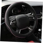 Rueesh Microfiber Leather Steering Wheel Cover (14.5"-15" Diameter) Pink Line. Fixed Price $21.32.