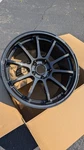 Rays Gram Lights 57NR 18X9.5 +38 5X114.3 Glass Black Set Of Wheels Sti Civic. Fixed Price $1950.00.