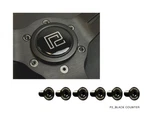 Phase 2 Superfly Titanium Steering Wheel Counter Sunk Bolt 6 Pcs Black Finish. Fixed Price $25.00.