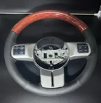 2011-2013 Jeep Grand Cherokee Black Leather Steering Wheel Woodgrain. Fixed Price $192.09.