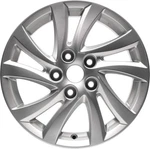 Replacement New Alloy Wheel For 2012-2013 Mazda 16X6.5 Inch Silver Rim. Fixed Price $177.05.
