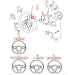 New Audi A3 8P Steering Wheel Right Tiptronic Push Button 8J0951528A5PR Genuine. Fixed Price $311.31.