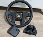 New Leather Steering Wheel & Shift Knob Gaiter Vw Golf Ii MK2 MK3 Passat B3. Fixed Price $545.00.