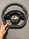 Audi Steering Wheel Perforated Leather New. Fixed Price $400.00.
