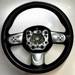 2007-2013 Mini Cooper R56 R57 Grey Black Leather Steering Wheel. Fixed Price $59.00.
