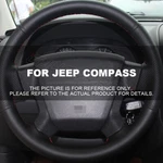 15" Steering Wheel Cover Genuine Leather For Jeep Compass. Fixed Price $17.99.