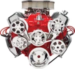 Billet Specialties Tru Trac Chevy Front Engine Kit,bbc,power Steering Pump,a/c++. Fixed Price $2639.95.