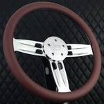 Forever Sharp 18" Steering Wheel Big Rig Burgundy Kenworth, Pete 1986-1997+ T02. Fixed Price $208.00.