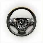 Used Oem 2013 Lincoln Mkx Steering Wheel W/controls Wood Grain Paddle Shifter S2. Fixed Price $81.00.