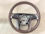 2016 Cadillac Srx Steering Wheel Leather Wrapped NP5 Heated Brownstone 4AF. Fixed Price $164.95.