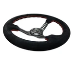 Nrg RST-018S-RS Reinforced Steering Wheel Blk Suede W/red Stitching. Fixed Price $152.99.