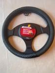 Autocraft Black Sport Cut Steering Wheel Cover 15-1/4 & Larger AC2028B Tpr. Fixed Price $14.95.