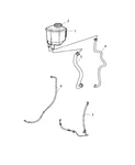 Mopar 4782364AE Power Steering Return Hose 2005-2008 Nos (charger, Magnum, 300). Fixed Price $171.00.