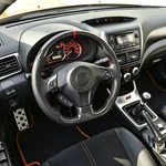 Carbon Fiber &leather Steering Wheel For Subaru Wrx Sti 2008-2014. Fixed Price $239.00.