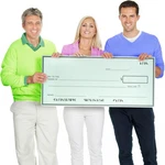 Giant (32 X 13.5 In - Large Size) Big Checks For Presentations, Award.... Fixed Price $33.61.