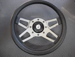 Vintage Grant Challenger 4-SPOKE Steering Wheel Black 13.5" Gt Retro Hot Rod. Fixed Price $79.95.