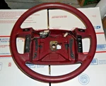 1991 1992 1993 Ford Mustang Gt Lx Factory Red Steering Wheel W/ Cruise Buttons. Fixed Price $99.99.