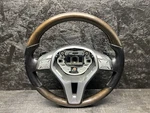 12-16 Mercedes-benz W204 Slk Cls New Nappa Leather/wood Steering Wheel. Fixed Price $155.00.