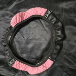 Bling Car Steering Wheel Cover 15 Inch Rhinestones Soft Leather Elastic. Fixed Price $8.99.