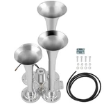 Air Horn With Electric Valve 12V 4 Trumpet For Van Train Car Boat Semi Truck. Fixed Price $36.79.