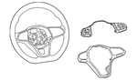 Genuine Volkswagen Steering Wheel 5H0-419-089-GF-AGD. Fixed Price $378.64.