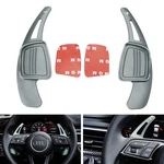 Gunmetal Steering Wheel Paddle Shifter Extensions For Audi A3 A4 A5 A7 A8 Q5 Q7. Fixed Price $28.09.