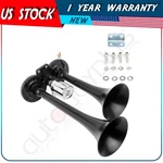 Metal 12V 135 Db Dual Trumpet Train Air Horn Kit Deep Loud Car Lorry Boat. Fixed Price $18.90.