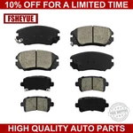 Front & Rear Ceramic Brake Pads Fit 2012 2013 2014 2015 Honda Civic 03-07 Accord. Fixed Price $43.70.