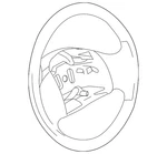 Genuine Ford Steering Wheel 8C2Z-3600-AD. Fixed Price $195.62.