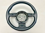 2012-2017 Audi A6 Quattro C7 Steering Column Wheel 3-SPOKE Leather Black Oem. Fixed Price $150.00.