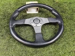 Momo Race Steering Wheel 350MM Premium Black Leather Grip With Anthracite Spok. Fixed Price $199.99.