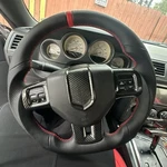 Full Leather Sport Steering Wheel For Dodge Charger Challenger Durango 11-14. Fixed Price $249.00.