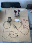 Vtg Dual Trumpet Sears Allstate Electric Air Horn Stebel 12V Hot Rat Rod Works. Fixed Price $74.95.