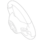 Genuine Mercedes-benz Steering Wheel 000-460-98-08-9E38. Fixed Price $1871.07.