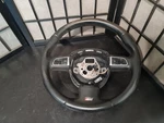 Audi A4,A5,A6,A8,Q7,8T0 8K0 S-line Punched Leather Multimedia Steering Wheel. Fixed Price $99.99.