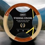 Xukey Steering Wheel Cover Burlwood Breathable Nonslip 15'' Ships From Usa. Fixed Price $14.99.