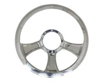 Billet Specialties Chicayne Half Wrap Steering Wheel. Fixed Price $358.91.