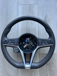 2017 - 2023 Alfa Romeo Stelvio Driver Steering Wheel Black Leather Oem .. Fixed Price $70.00.