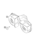 Genuine Mopar Horn And Bracket 68297891AC. Fixed Price $43.86.
