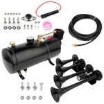 150PSI For Truck Pickup Train Air Horn Kit Full Systems 4 Trumpet 1G Tank. Fixed Price $118.52.