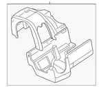 Genuine Ford Shroud Assembly Steering Column 4C5Z-3530-BAA. Fixed Price $8.87.