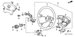Genuine Honda Wheel Steering *NH167L* (leather) (graphite Black) 78510-S84-A91Z. Fixed Price $154.69.