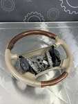97-03 Jaguar X100 Xkr XK8 Xjr Steering Wheel W/ Switches Beige Oem. Fixed Price $142.99.