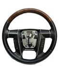2015 Lincoln Navigator Steering Wheel Black Leather Wood Grain Oem FL74-3600-AF. Fixed Price $174.74.
