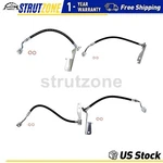 4X Front Rear Brake Hose Line Fits Pontiac Grand Prix 3.8L. Fixed Price $137.98.