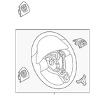 Genuine Volkswagen Steering Wheel 561-419-091-H-EGZ. Fixed Price $145.49.