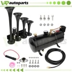 4 Trumpets Train Horn Kit For TRUCK1GAL Air Tank 150PSI Compressor Full System. Fixed Price $117.80.